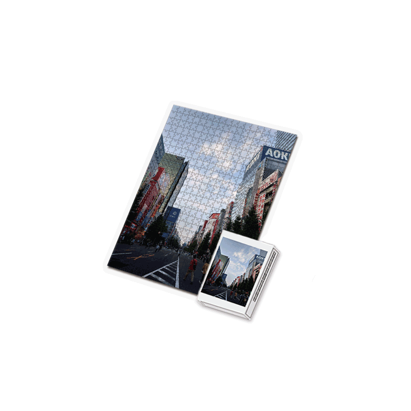 【縦方向/オリジナルパズル】🧩500ピース/ 縦60.9 x 縦45.7cm