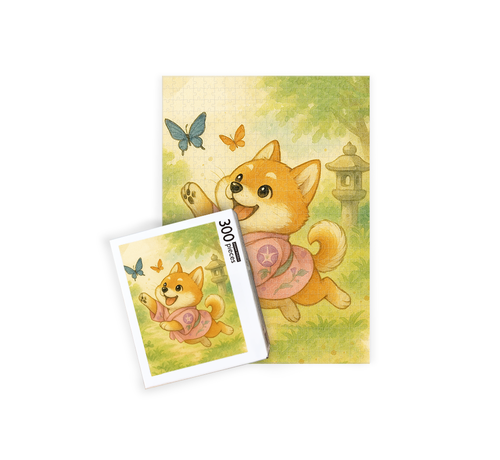 【縦方向/オリジナルパズル】🧩300ピース/縦38 × 横26 cm