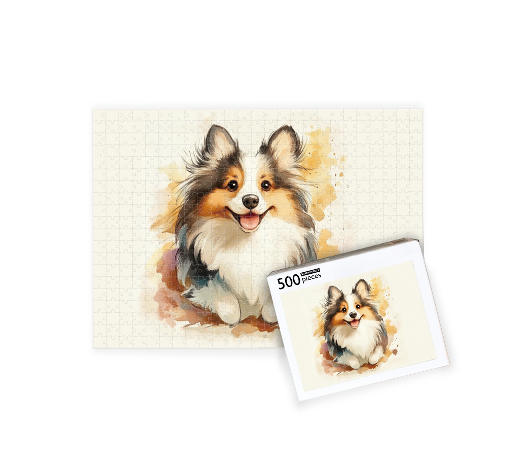 【横方向/オリジナルパズル】🧩500ピース/縦38 x 縦53cm