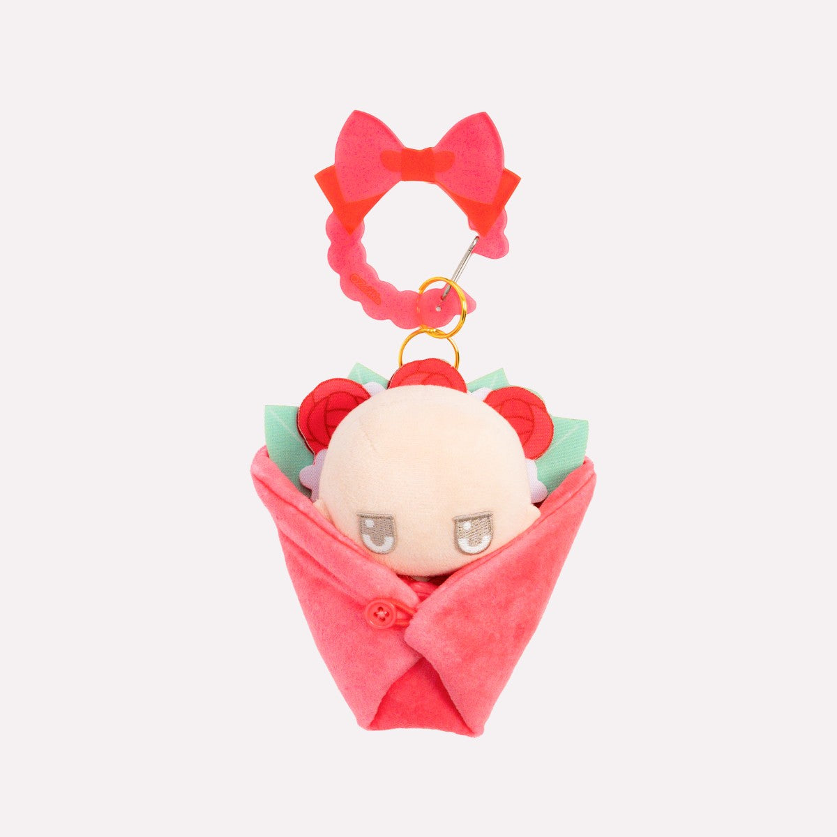 ぬいのおくるみ　ぬいくるみん　ブーケ（レッド）