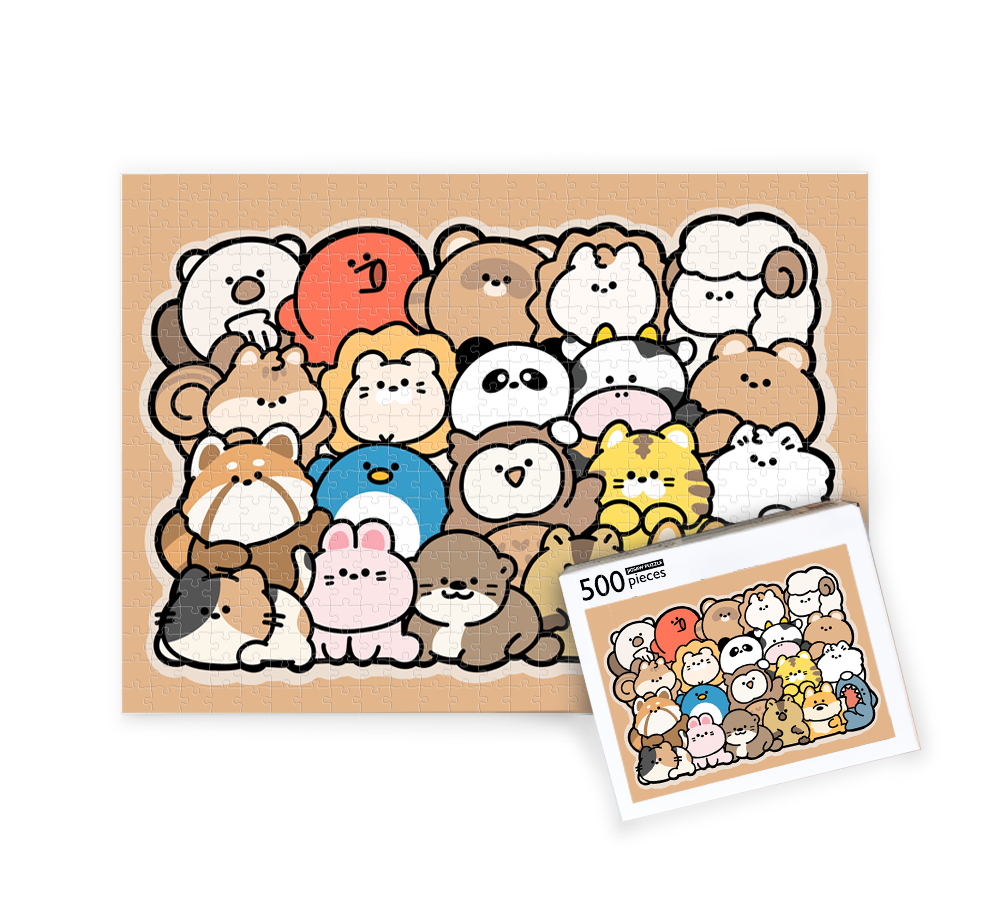 【コラボアイテム】しみずあおい × 500Pパズル Vol.1