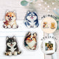 👑マグネット入り🧲両面わんこ🐶クリップ（4個セット）