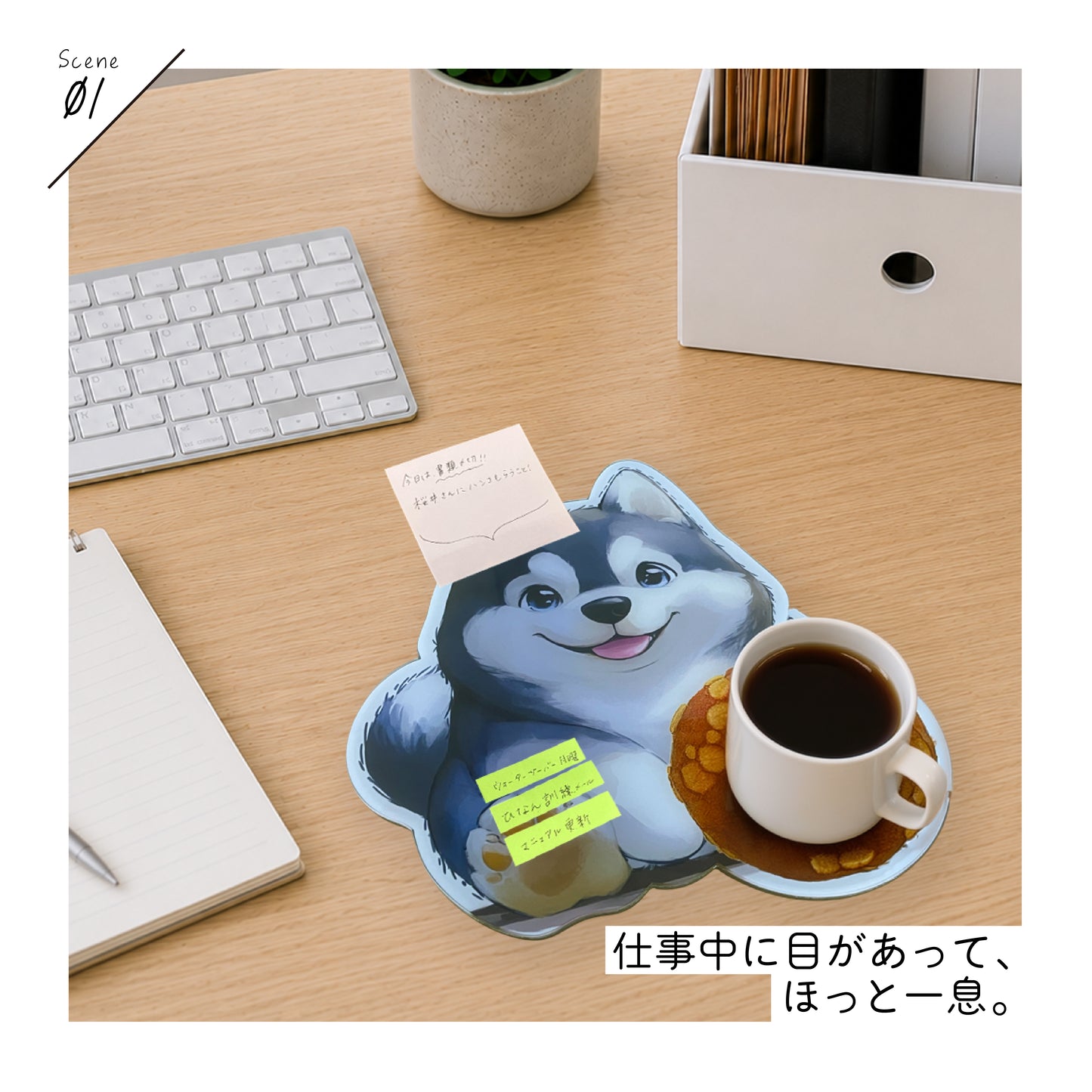 👑おすわりわんこ🐶コースター